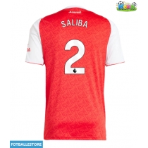 Arsenal William Saliba #2 Hjemmedrakt 2025-26 Kortermet